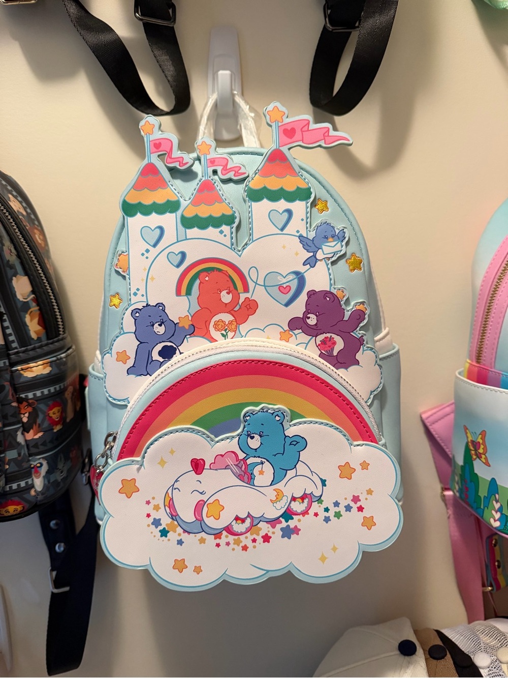 Care Bears Castle Loungefly mini backpack